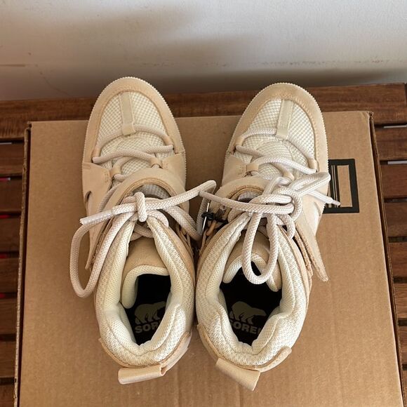 SOREL Out N About Sport Wedge Booties Nova Sand US Women 8/UK 5/EU 38.5 - Picture 7 of 13